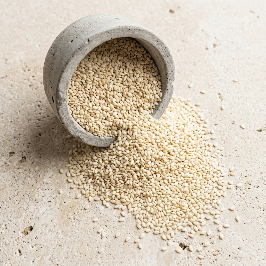 Raw white Sesame Seeds